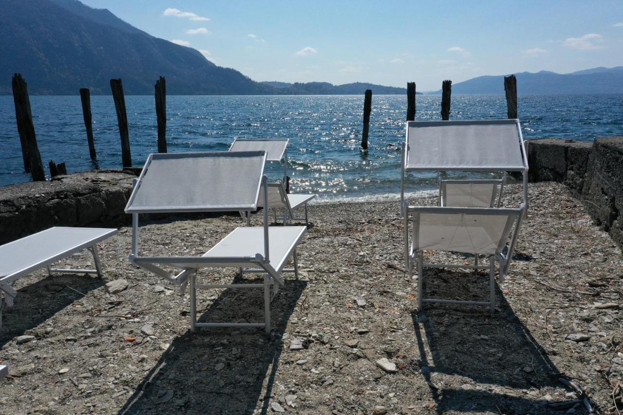 Beach Villa Fiorina Ghiffa Esterno foto